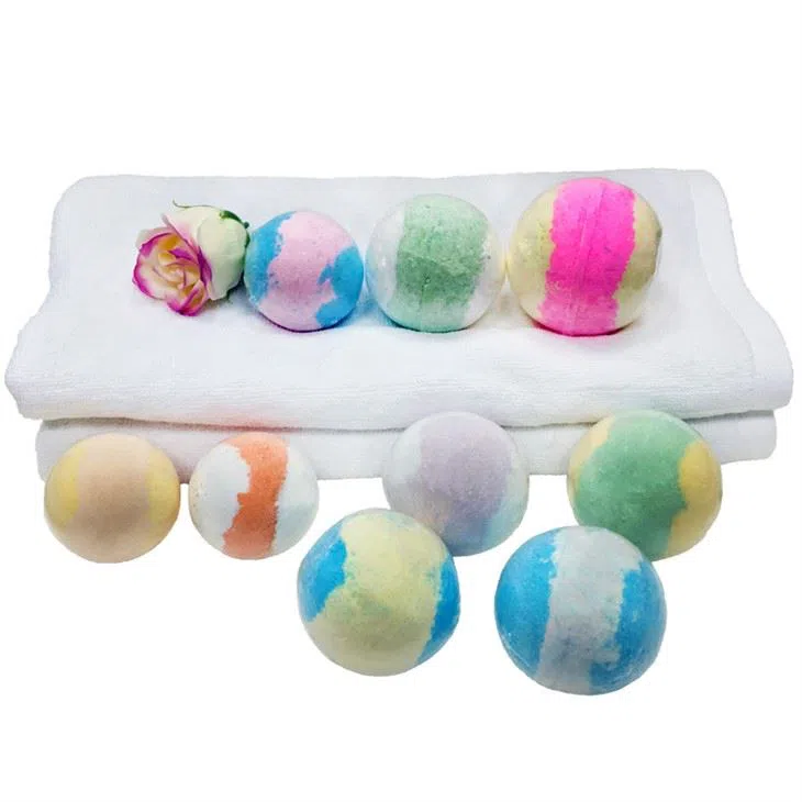 Разноцветные бомбочки для ванны под частной маркой оптом