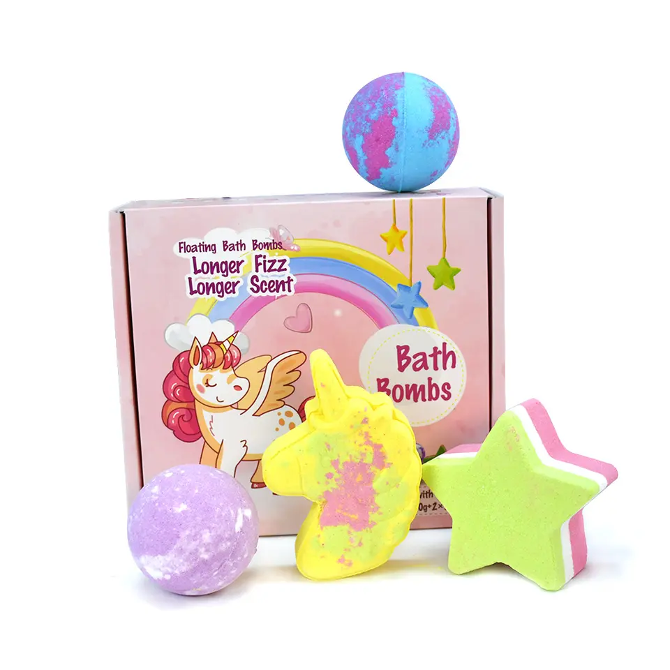 Бомбочка для ванны «Единорог» с игрушками внутри