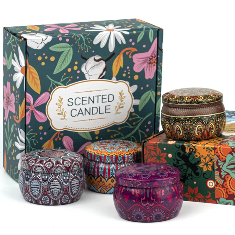 Подарочный набор ароматических свечей под частной торговой маркой оптом без минимального заказа
