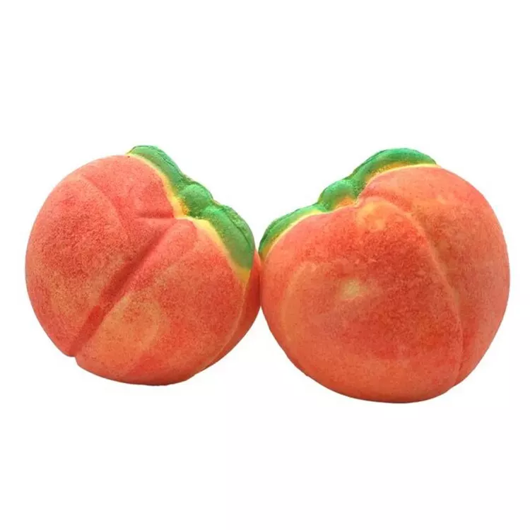 Персиковые бомбочки для ванн оптом |  Производитель индивидуальных и частных марок